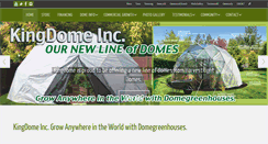 Desktop Screenshot of domegreenhouses.com